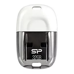 Флешка Silicon Power 32GB Touch T09 White USB 2.0 (SP032GBUF2T09V1W) - миниатюра 2