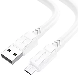 Кабель USB Borofone BX81 Goodway 2.4A micro USB Cable White