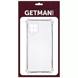 Чехол GETMAN Ease Logo для Samsung Galaxy M53 5G Прозрачный - миниатюра 2