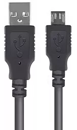 USB Кабель PowerPlant 1.5M micro USB Cable Black (KD00AS1243 )