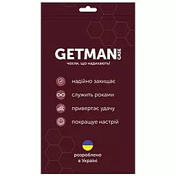 Чехол GETMAN Ease Logo для Samsung Galaxy M53 5G Прозрачный - миниатюра 3