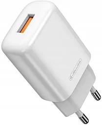 Сетевое зарядное устройство Jellico EU01 12W 2.4A USB-A white - миниатюра 2