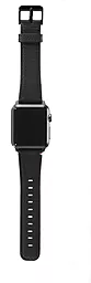 Змінний ремінець для розумного годинника Apple Watch Napa Leather 38mm Black (D5AW38SP1BK) - мініатюра 2