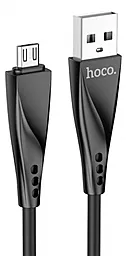 Кабель USB Hoco DU16 Silica micro USB Cable Black