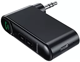 Bluetooth адаптер Baseus BSBA-02 AUX Wireless Audio Receiver BT5.0 Black (WXQY010001) - миниатюра 2