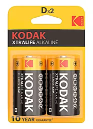 Батарейки Kodak D (LR20) XtraLife BLISTER CARD 2шт 1.5 V
