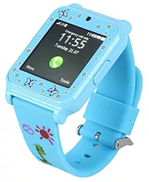 Смарт-годинник SmartWatch W90 Kids Blue - мініатюра 3