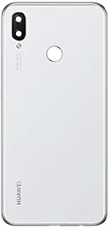 Задняя крышка корпуса Huawei P Smart Plus 2018, Nova 3i со стеклом камеры White - миниатюра 2