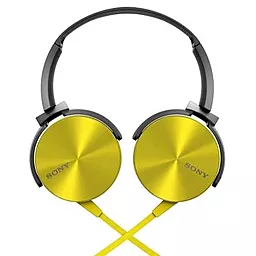 Навушники Sony MDR-XB450AP Yellow - мініатюра 2