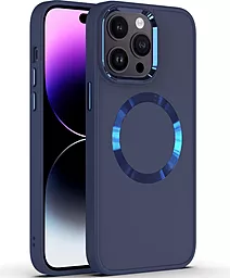Чехол Epik TPU Bonbon Metal Style with MagSafe для Apple iPhone 14 Plus (6.7") Cosmos Blue - миниатюра 2