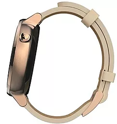Смарт-часы Motorola Moto 360 2nd Generation 42mm Stainless Steel with Rose Gold Leather Strap - миниатюра 5