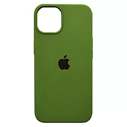 Чехол Silicone Case Full для Apple iPhone 13 Army Green