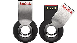 Флешка SanDisk Cruzer Orbit 16GB (SDCZ58-016G-B35) Black/silver - мініатюра 3
