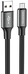 Кабель USB Borofone BX82 Bountiful 2.4A micro USB Cable Black