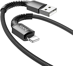 Кабель USB Hoco X71 Especial Сharging Data Lightning Cable Black - миниатюра 3