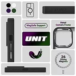 Чехол ArmorStandart Unit MagSafe для Apple iPhone 12, iPhone 12 Pro Black (ARM66930) - миниатюра 5