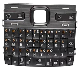 Клавіатура Nokia E72 Silver