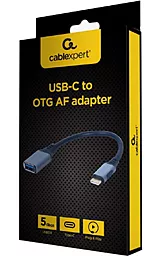 OTG-переходник Cablexpert 0.15m M-F USB Type-C -> USB-A 3.0 Black (A-USB3C-OTGAF-01) - миниатюра 3
