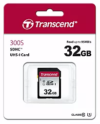 Карта памяти Transcend SDHC 32GB 300S Class 10 UHS-I U1 (TS32GSDC300S) - миниатюра 2