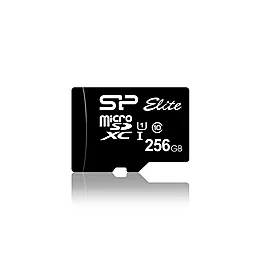 Карта памяти Silicon Power microSDXC 128GB Elite Class 10 UHS-I U1 + SD-адаптер (SP128GBSTXBU1V10-SP) - миниатюра 2
