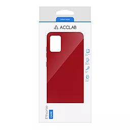 Чехол ACCLAB SoftShell для Samsung Galaxy A71 Red - миниатюра 2