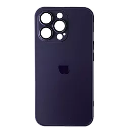Чехол AG Glass with MagSafe для Apple iPhone 12 Pro Dark purple