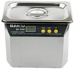 Ультразвукова ванна Baku BK-3550 (0.7л, 2 режима, 30Вт/50Вт, 40кГц, таймер) - мініатюра 2