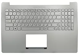 Клавиатура для ноутбука Asus ROG N501J N501JW N501JM UX501J UX501JM UX501JW + передняя панель Г-образный Enter 90NB0871-R31RU0 серебристая
