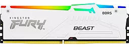 Оперативная память Kingston Fury 16 GB DDR5 5600 MHz Beast White RGB (KF556C40BWA-16) - миниатюра 2