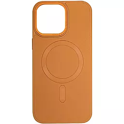Чехол Epik Bonbon Leather Metal Style with MagSafe для Apple iPhone 14 Pro Max Brown