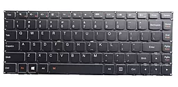 Клавиатура для ноутбука Lenovo Yoga-2 13" без рамки подсветка клавиш Pro черная