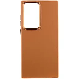 Чехол Epik Bonbon Leather Metal Style для Samsung Galaxy S23 Ultra Brown