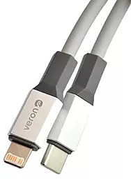 Кабель USB PD Veron CL13 27w 3a 1.8m USB Type-C - Lightning cable white - миниатюра 2