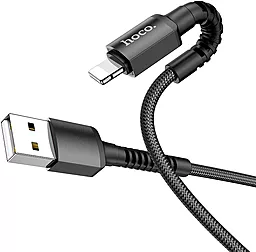 Кабель USB Hoco X71 Especial Сharging Data Lightning Cable Black - миниатюра 2