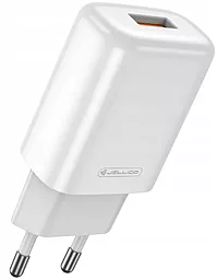 Сетевое зарядное устройство Jellico EU01 12W USB-A + Lightning cable white - миниатюра 6