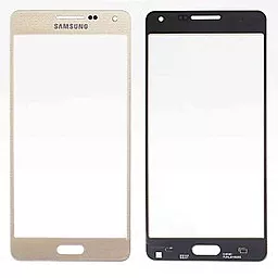 Корпусное стекло дисплея Samsung Galaxy A5 A500F, A500FU, A500H, A500M 2015 Gold