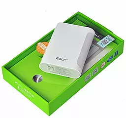 Повербанк GOLF GF-D13GB 7500 mAh White - мініатюра 3
