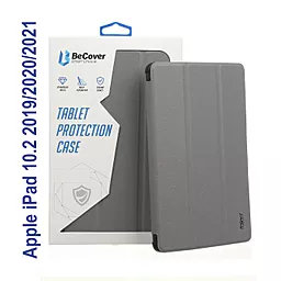 Чехол для планшета BeCover Tri Fold Soft TPU Silicone для Apple iPad 10.2" 7 (2019), 8 (2020), 9 (2021) Gray (706885)