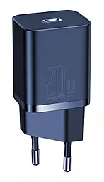 Мережевий зарядний пристрій Baseus Super Si 20W QC USB-C Blue (CCSUP-B03)