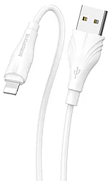Кабель USB Borofone BX18 Lightning Cable White - миниатюра 2