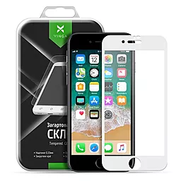 Защитное стекло Vinga Full Glue Apple iPhone 7 Plus, iPhone 8 Plus White (VTPGSI7W8PW)