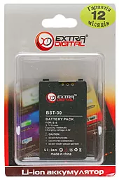 Аккумулятор Sony Ericsson BST-30 / BMS6348 (1000 mAh) ExtraDigital - миниатюра 3