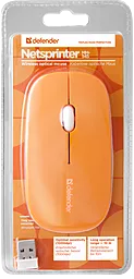 Комп'ютерна мишка Defender NetSprinter MM-545 (52546) Orange-White - мініатюра 4