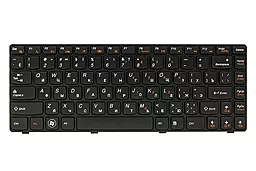 Клавиатура для ноутбука Lenovo IdeaPad G470 фрейм (KB311897) PowerPlant черная