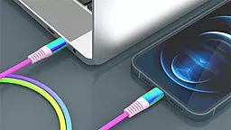 Кабель USB PD REAL-EL USB Type-C - Lightning Cable Rainbow (4743304104710) - миниатюра 7