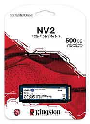 SSD Накопитель Kingston M.2 2280 NV2 500GB (SNV2S/500G) - миниатюра 3