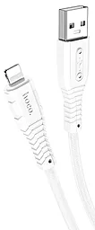 Кабель USB Hoco X67 Nano 12W Silicone Charging Lightning Cable White - миниатюра 3