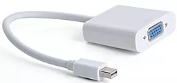 Відео перехідник (адаптер) Cablexpert Mini DisplayPort - VGA M-F 0.15м White (A-mDPM-VGAF-02-W)