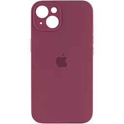 Чехол Silicone Case Full Camera для Apple IPhone 13 Plum