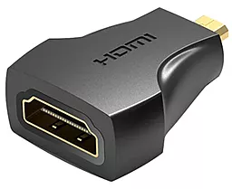 Видео переходник (адаптер) Vention HDMI - micro HDMI v1.4 1080p 60hz black (AITBO) - миниатюра 3